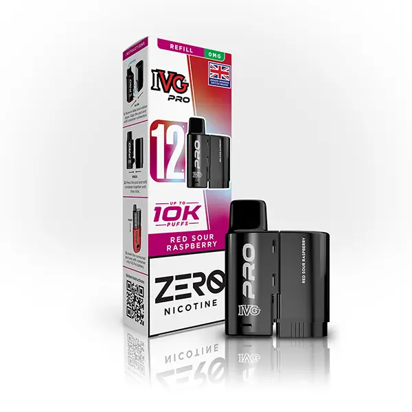 IVG Pro 12 Prefilled Vape Replacement Pods 0mg - Image 4