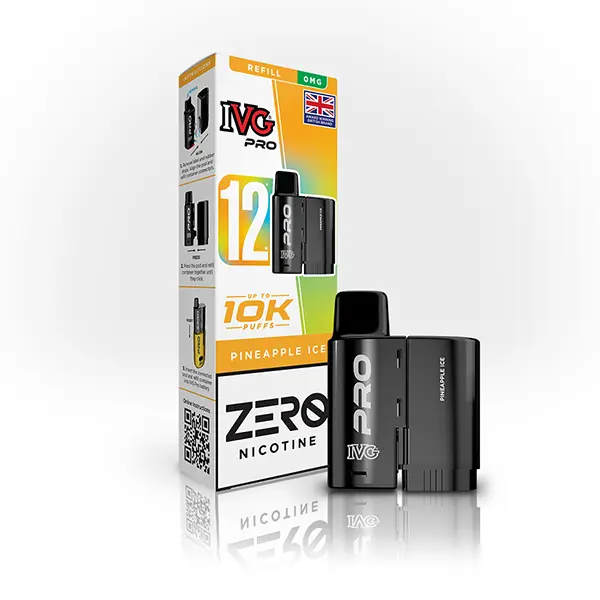 IVG Pro 12 Prefilled Vape Replacement Pods 0mg - Image 5