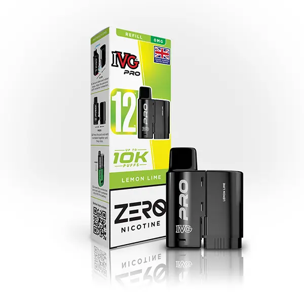 IVG Pro 12 Prefilled Vape Replacement Pods 0mg - Image 6