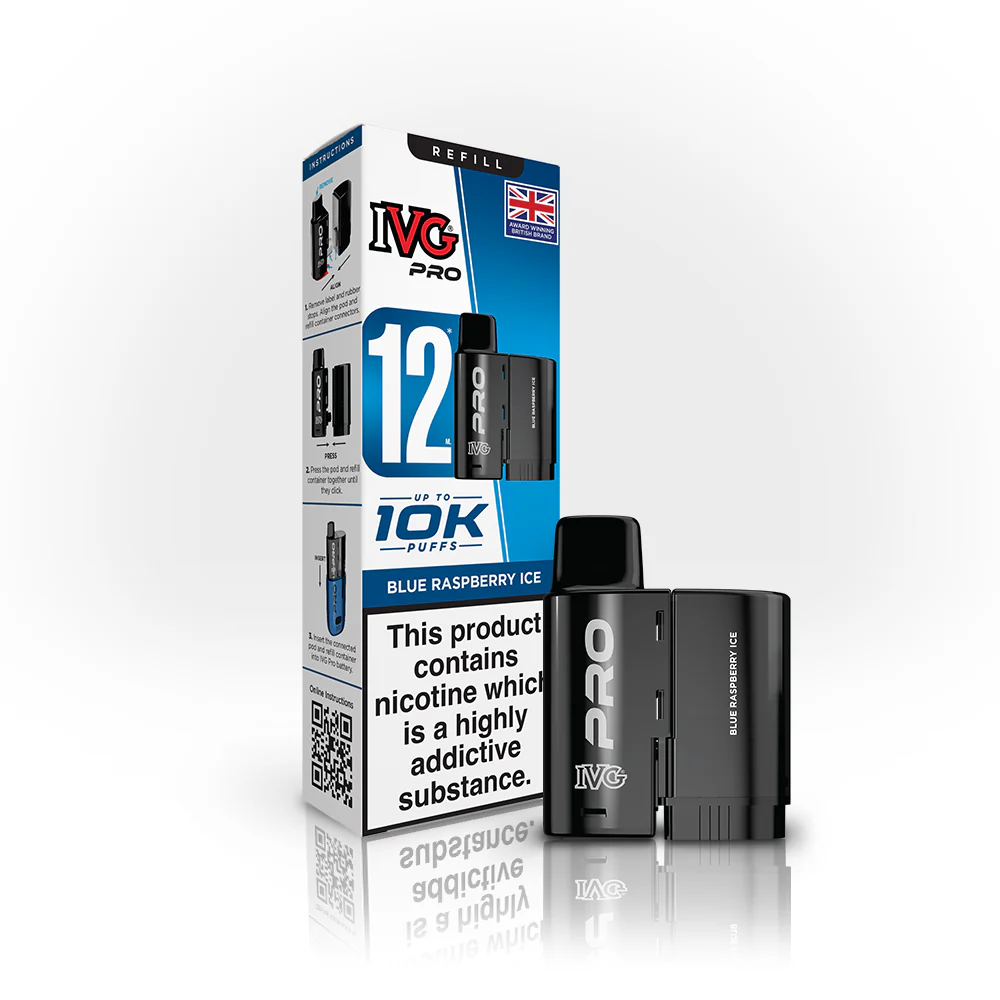 IVG Pro 12 Prefilled Vape Replacement Pods