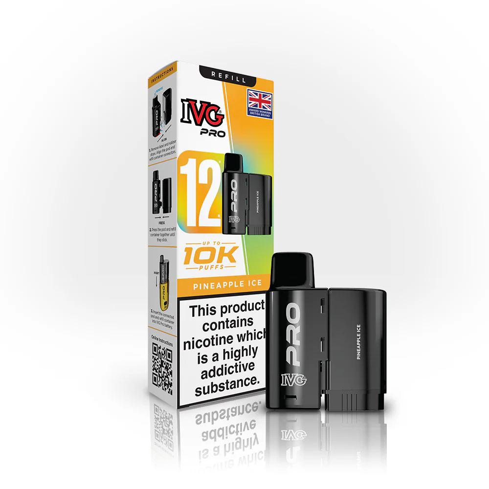 IVG Pro 12 Prefilled Vape Replacement Pods - Image 10
