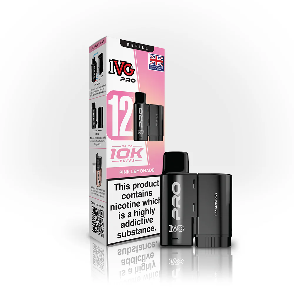 IVG Pro 12 Prefilled Vape Replacement Pods - Image 11