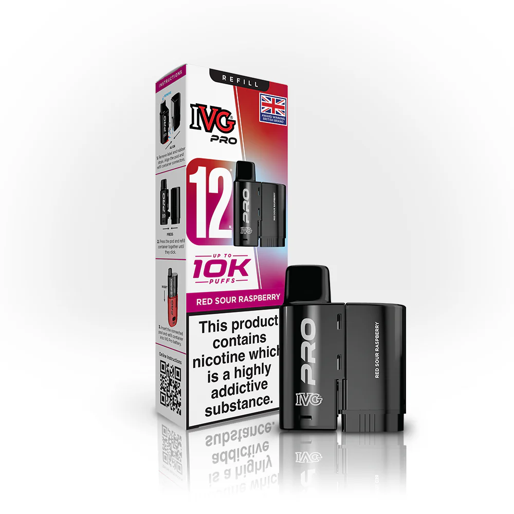 IVG Pro 12 Prefilled Vape Replacement Pods - Image 12