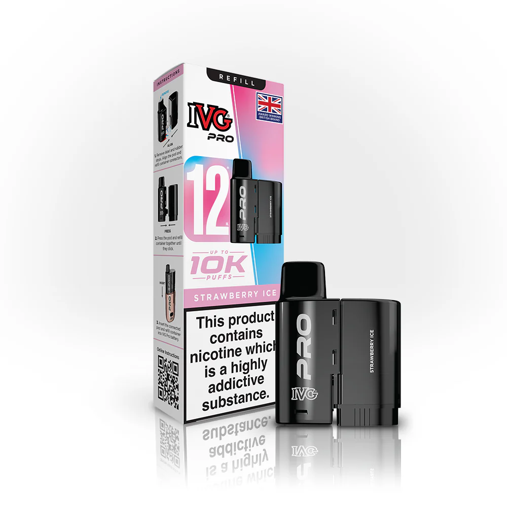 IVG Pro 12 Prefilled Vape Replacement Pods - Image 13