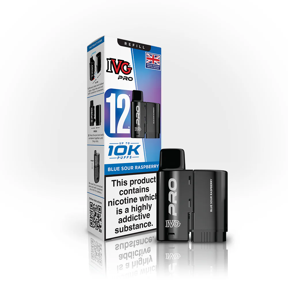 IVG Pro 12 Prefilled Vape Replacement Pods - Image 2