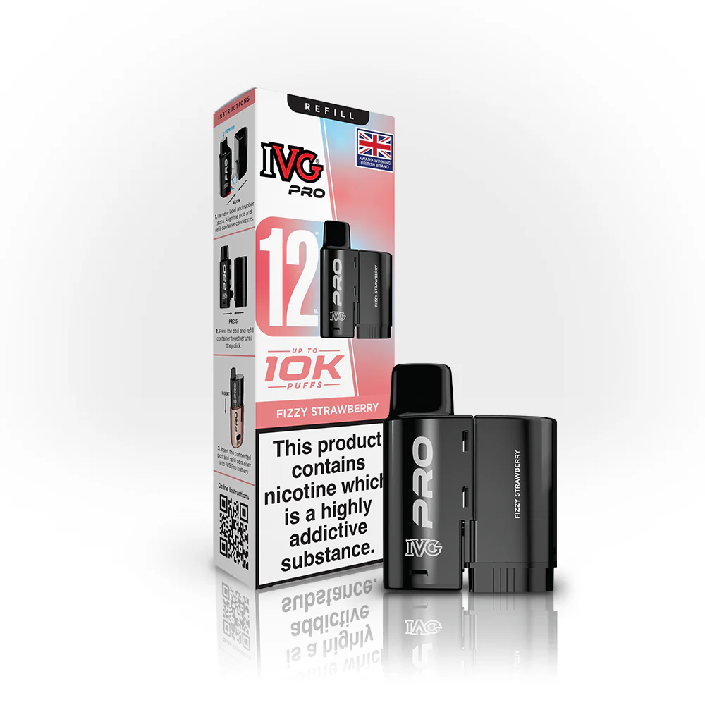 IVG Pro 12 Prefilled Vape Replacement Pods - Image 6