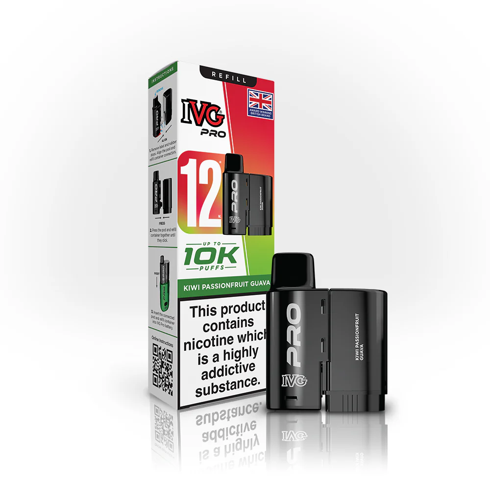 IVG Pro 12 Prefilled Vape Replacement Pods - Image 8