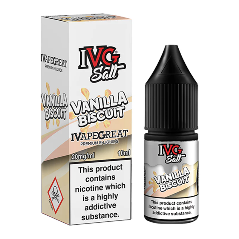 IVG Intense Salts 10ml - Vanilla Biscuit