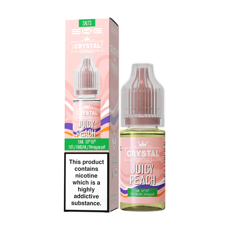 Juicy Peach Nic Salt by SKE Crystal