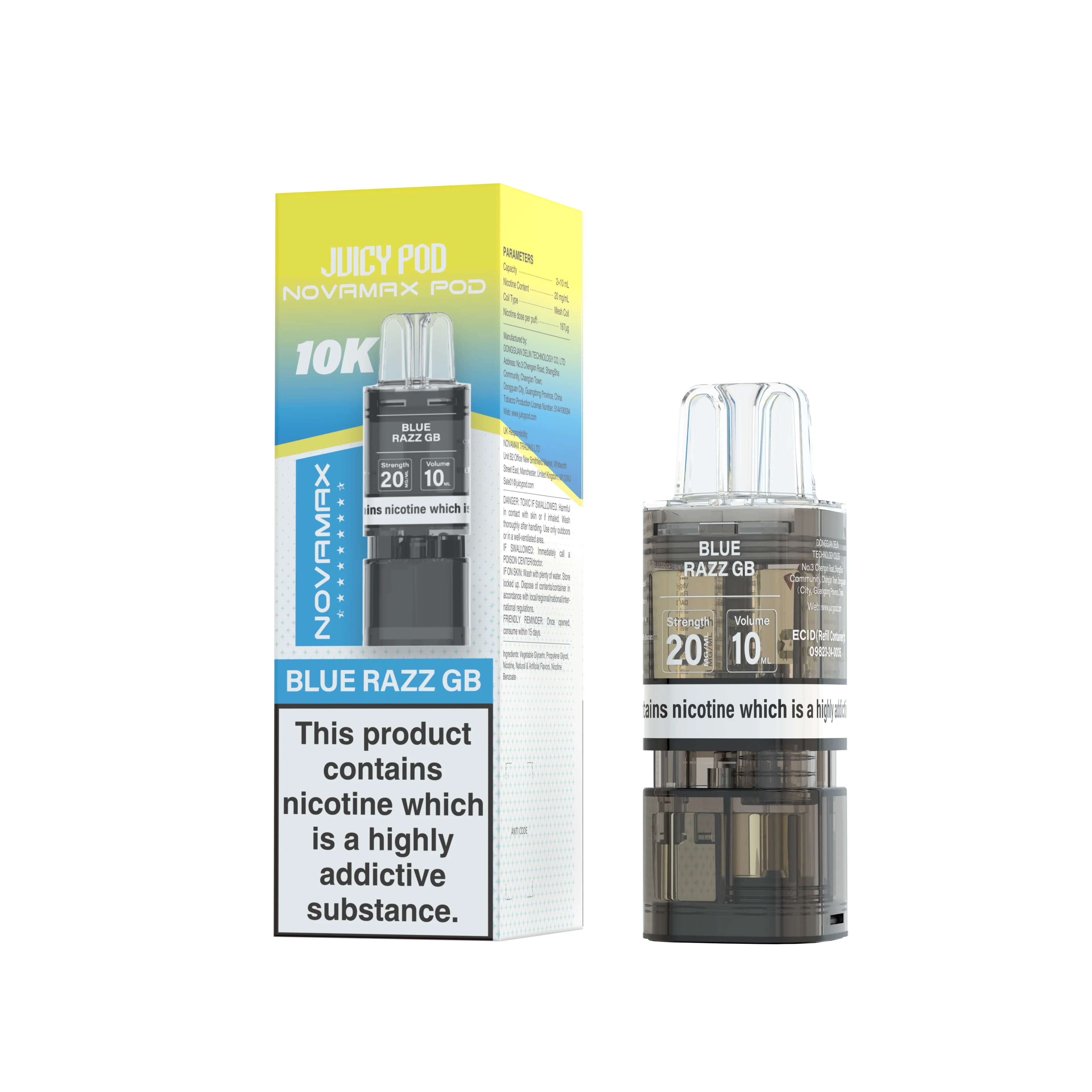 Juicy Pod Novamax 10K Prefilled Pods - Image 2