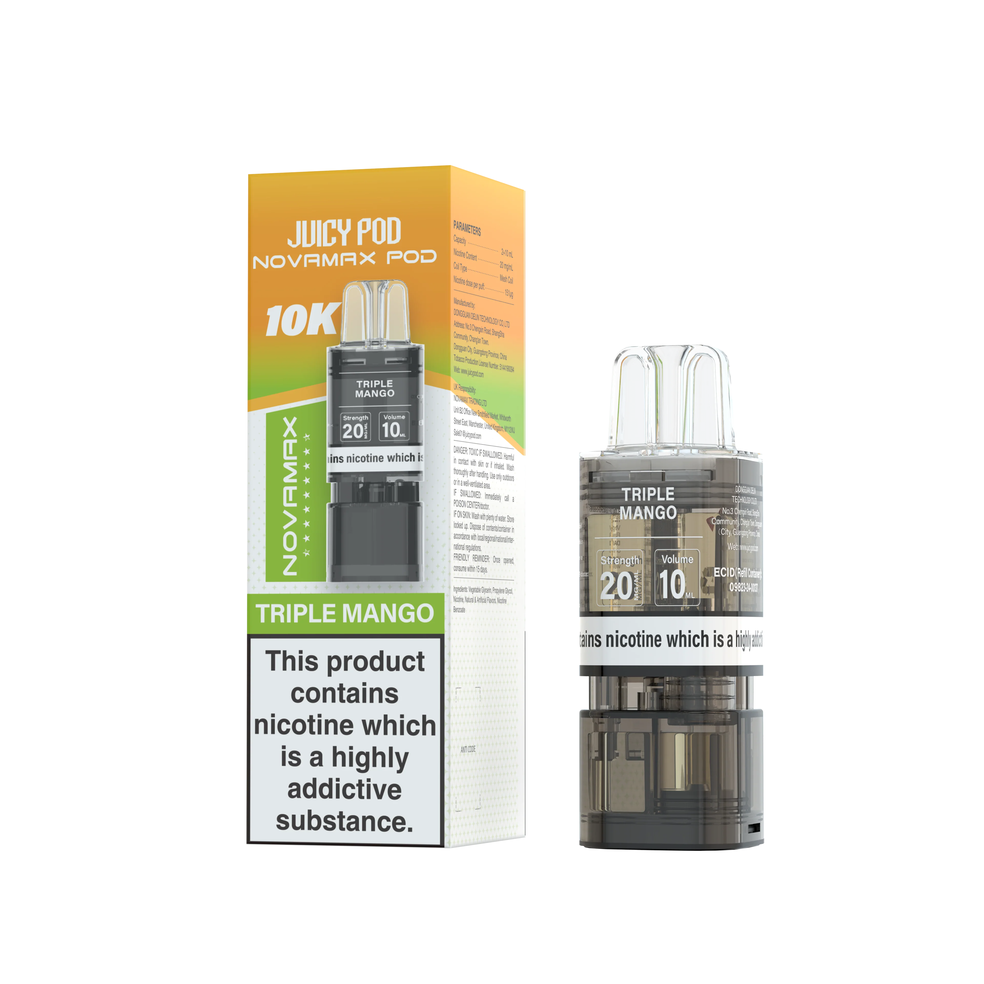 Juicy Pod Novamax 10K Prefilled Pods - Image 25