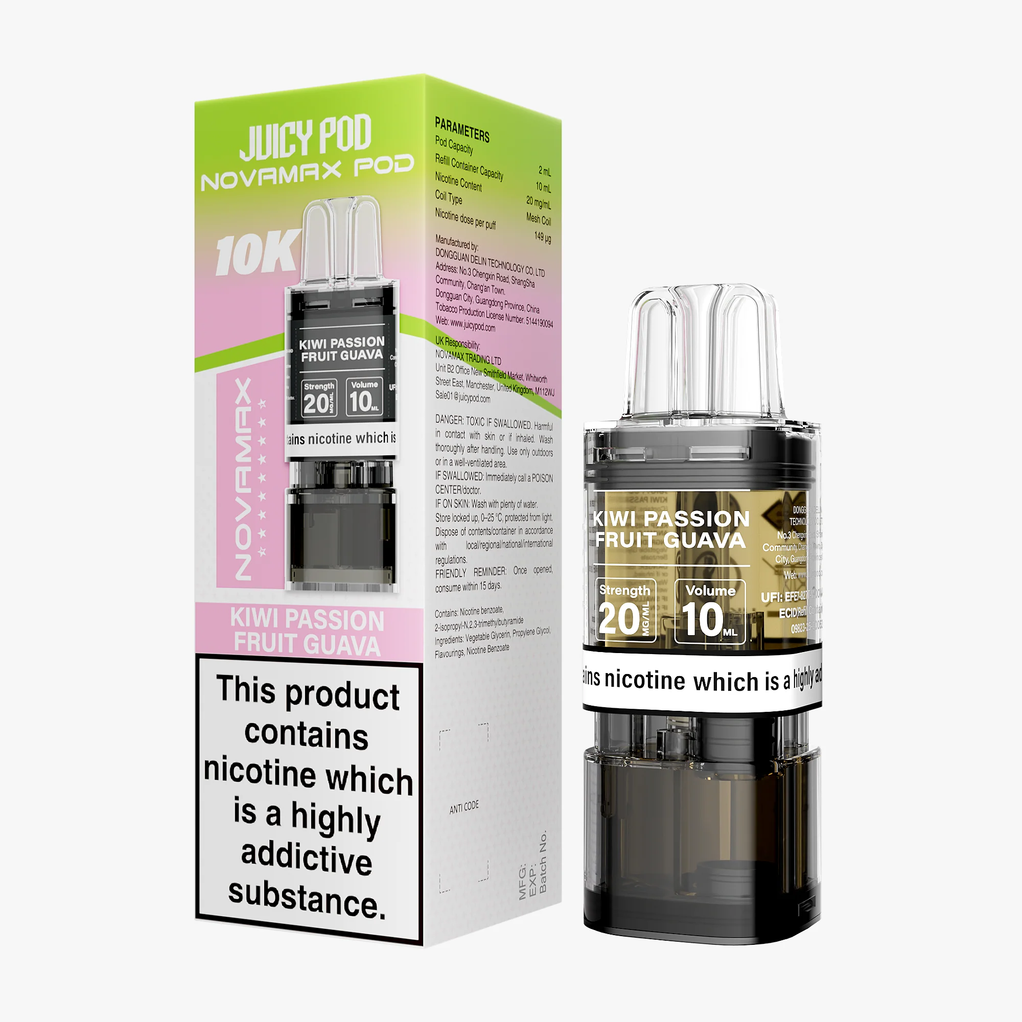 Juicy Pod Novamax 10K Prefilled Pods - Image 6