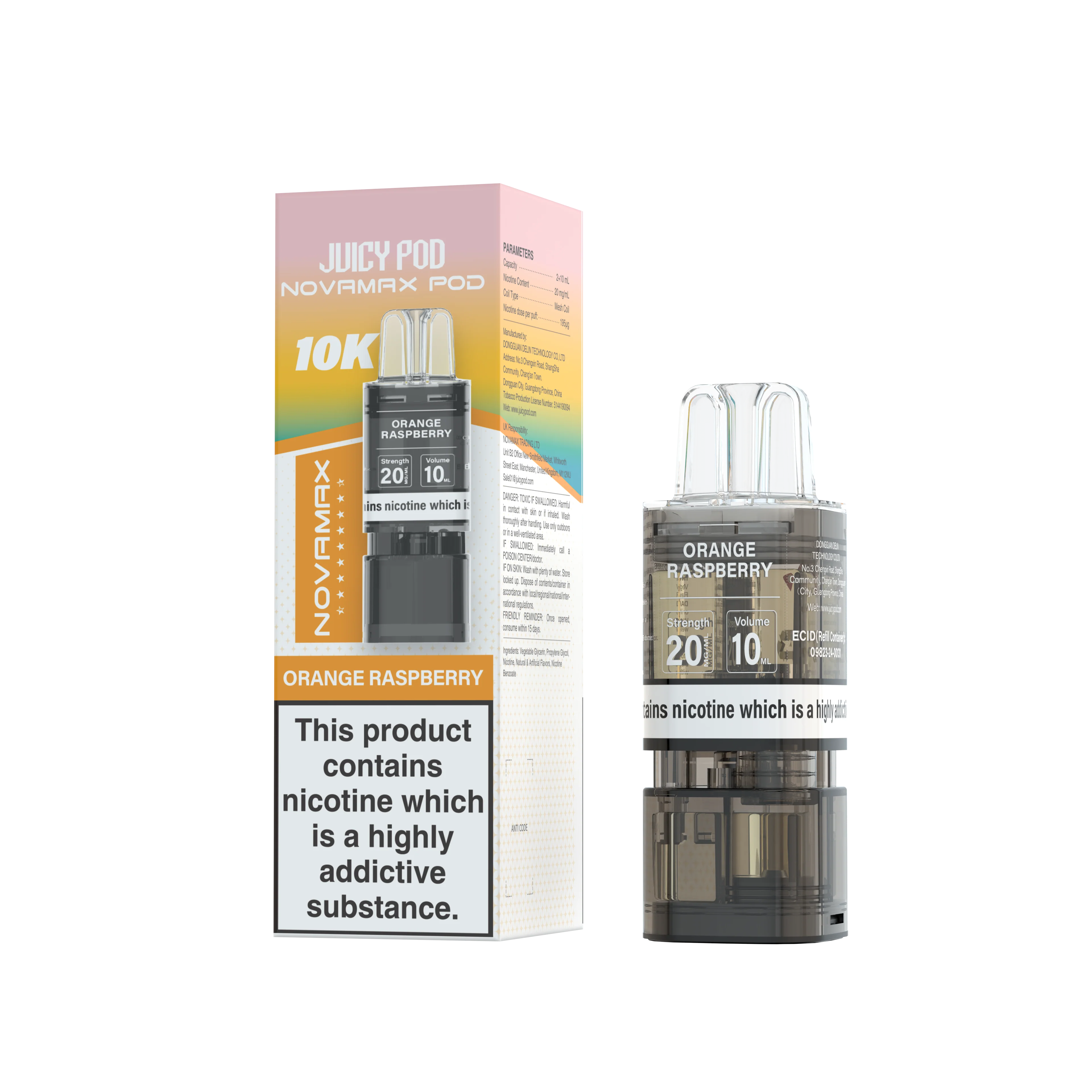 Juicy Pod Novamax 10K Prefilled Pods - Image 7