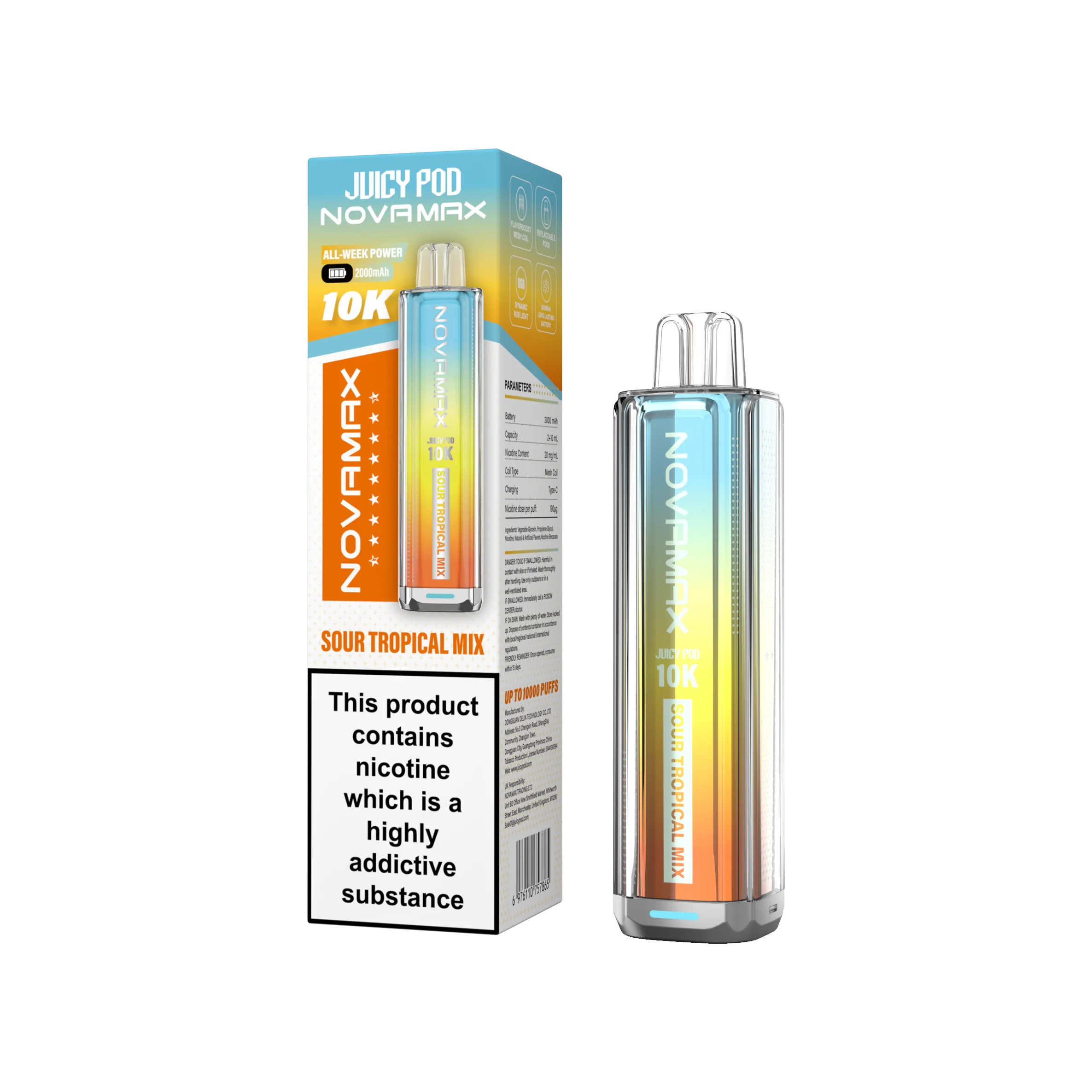 Juicy Pod Novamax 10K Prefilled Vape Kit - Image 18