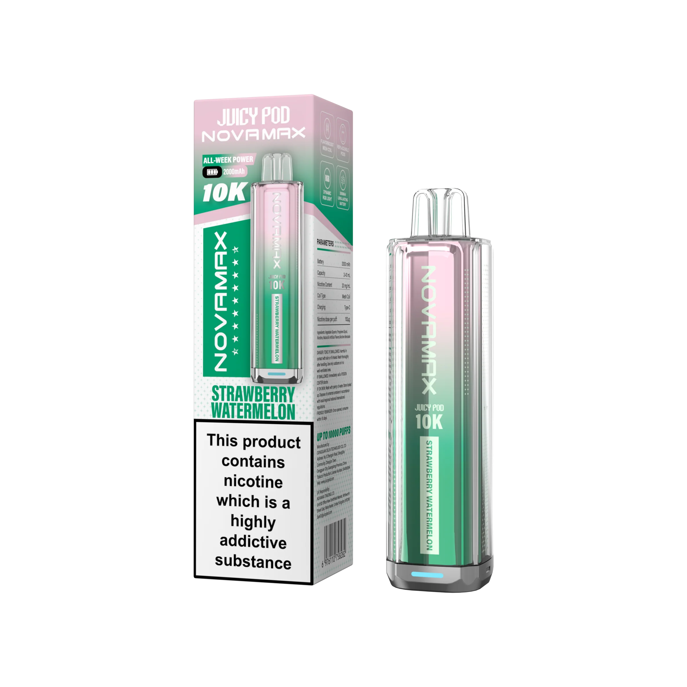 Juicy Pod Novamax 10K Prefilled Vape Kit - Image 22