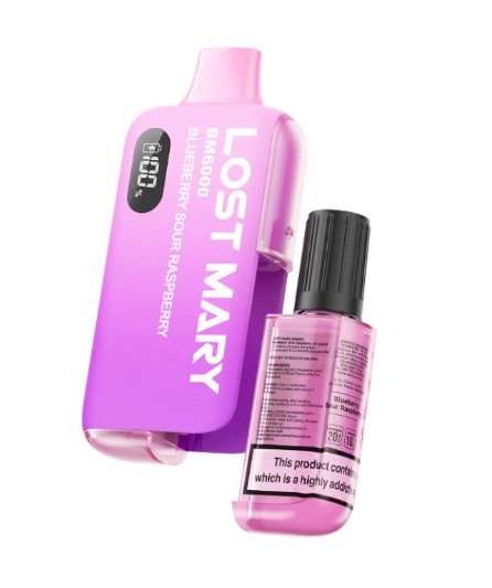 Lost Mary BM6000 Old Style Puff Pre-Filled Pod Vape Kit - Image 11