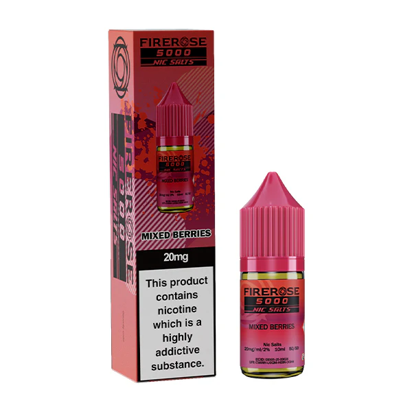 Mixed Berries Firerose Nic Salt E-Liquid - Image 2