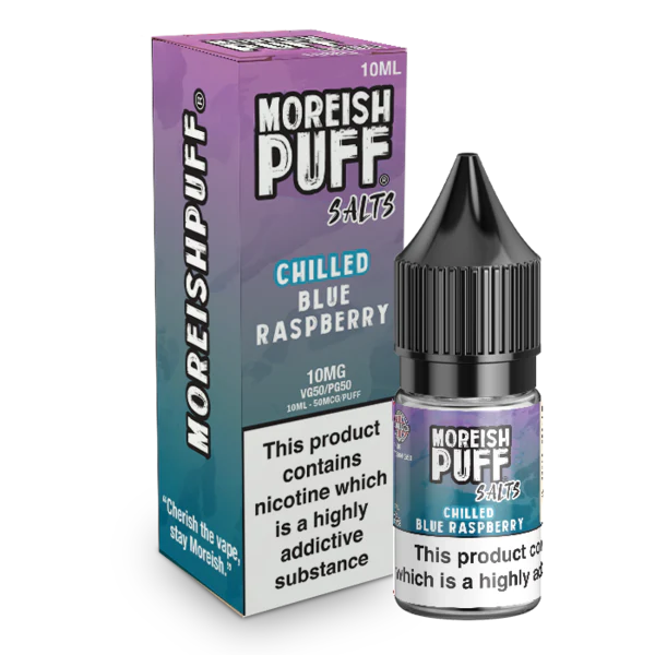 Moreish Puff Nic Salt - Blue Raspberry Chilled