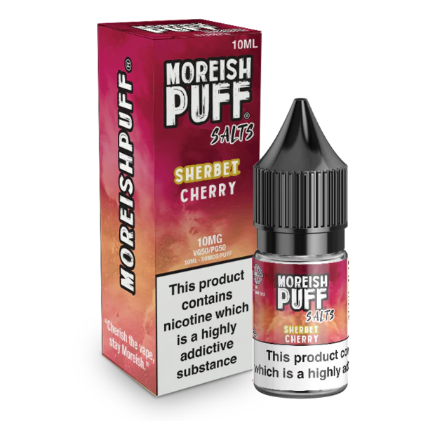 Moreish Puff Nic Salt - Cherry Sherbet