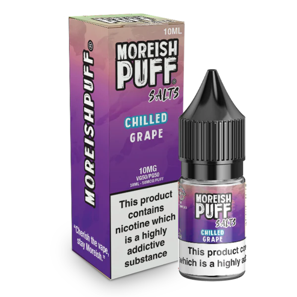 Moreish Puff Nic Salt - Grape Chilled