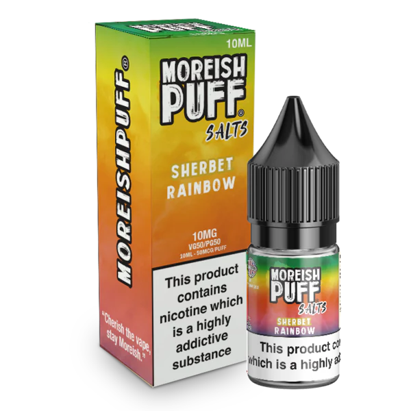 Moreish Puff Nic Salt - Rainbow Sherbet