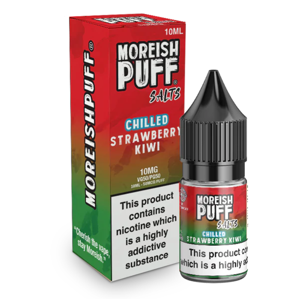 Moreish Puff Nic Salt - Strawberry and Kiwi Chilled