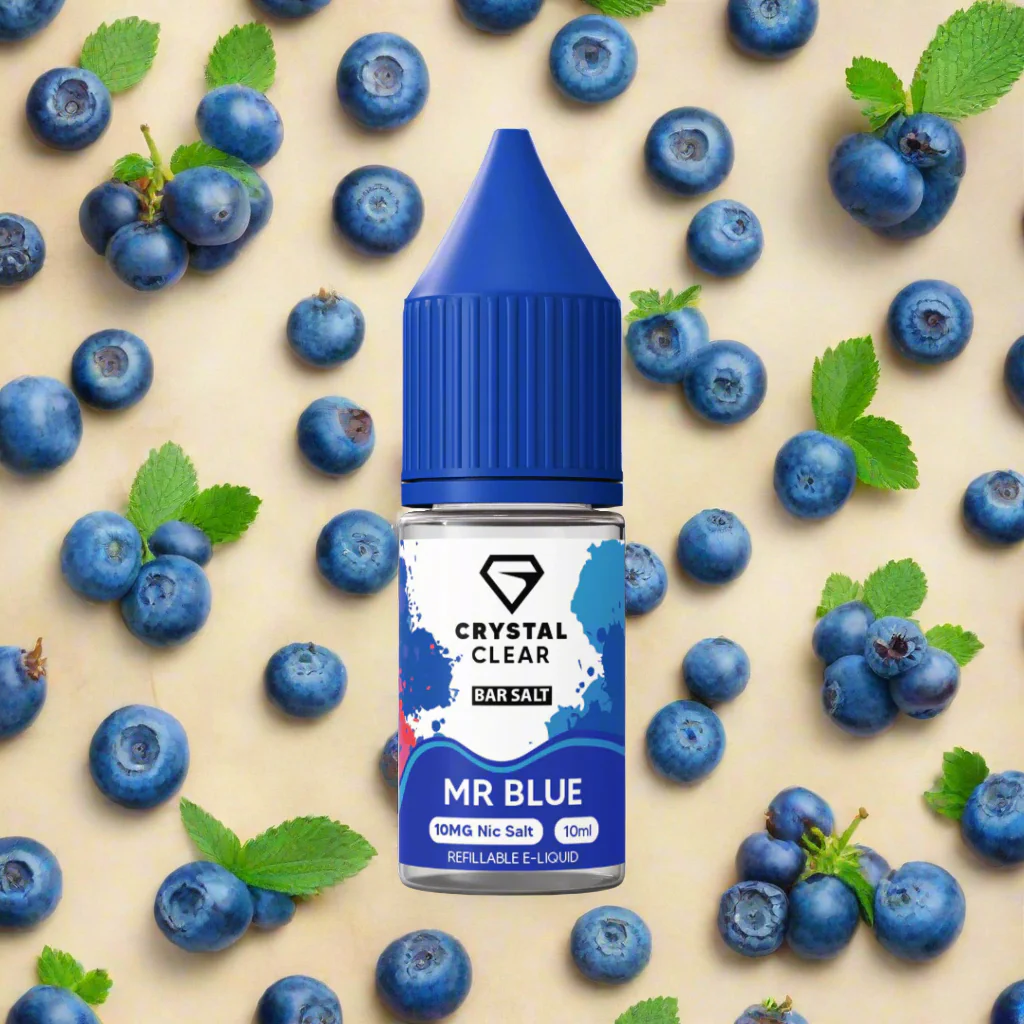 Mr Blue Crystal Clear Nic Salt E-Liquid
