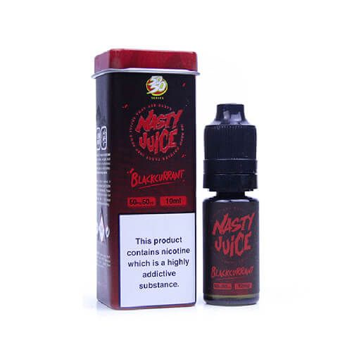 Nasty Juice 50/50 10ml - Bad Blood Blackcurrant