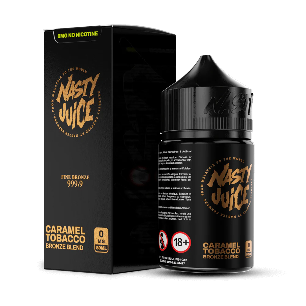 Nasty Juice Bronze Blend - Caramel Tobacco 50ml - Image 2