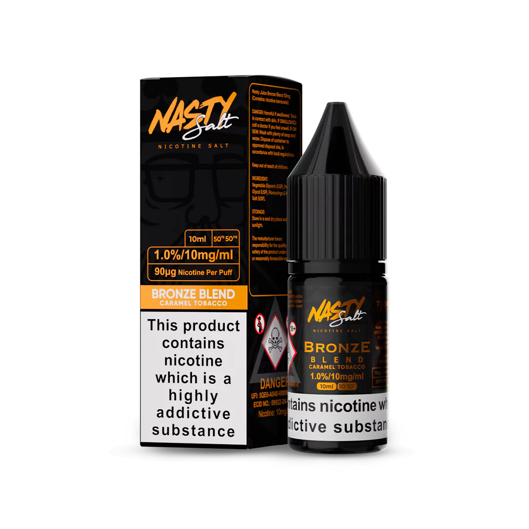 Nasty Salts Bronze Blend - Caramel Tobacco