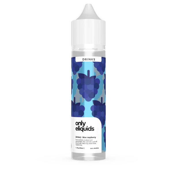 Only eliquid 50ml - Blue Raspberry