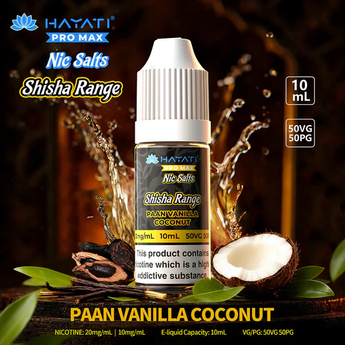 Paan Vanilla Coconut - Hayati Pro Max Shisha Nic Salt E-Liquid