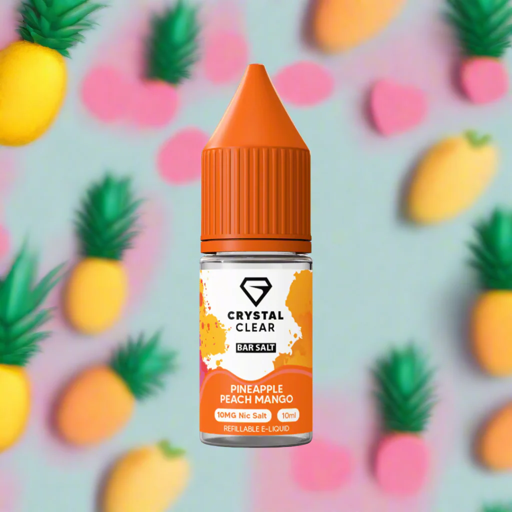 Pineapple Peach Mango Crystal Clear Nic Salt E-Liquid