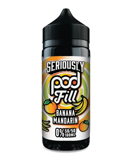 Seriously Pod Fill Banana Mandarin 100ml Shortfill