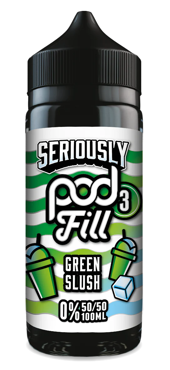 Seriously Pod Fill Green Slush 100ml Shortfill