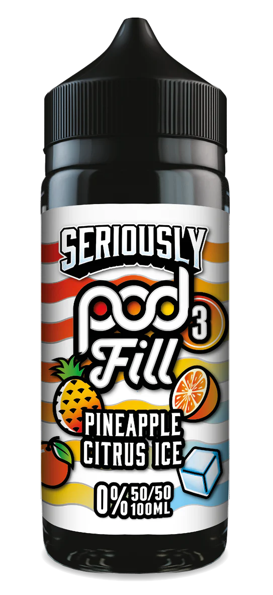 Seriously Pod Fill Pineapple Citrus Ice 100ml Shortfill