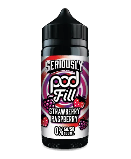 Seriously Pod Fill Strawberry Raspberry 100ml Shortfill
