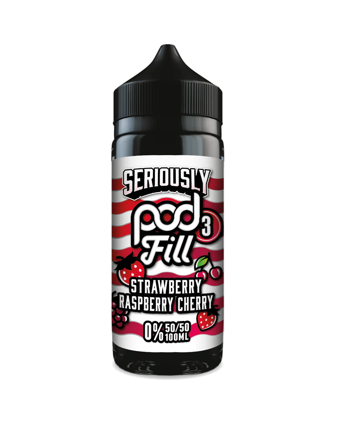 Seriously Pod Fill Strawberry Raspberry Cherry 100ml Shortfill