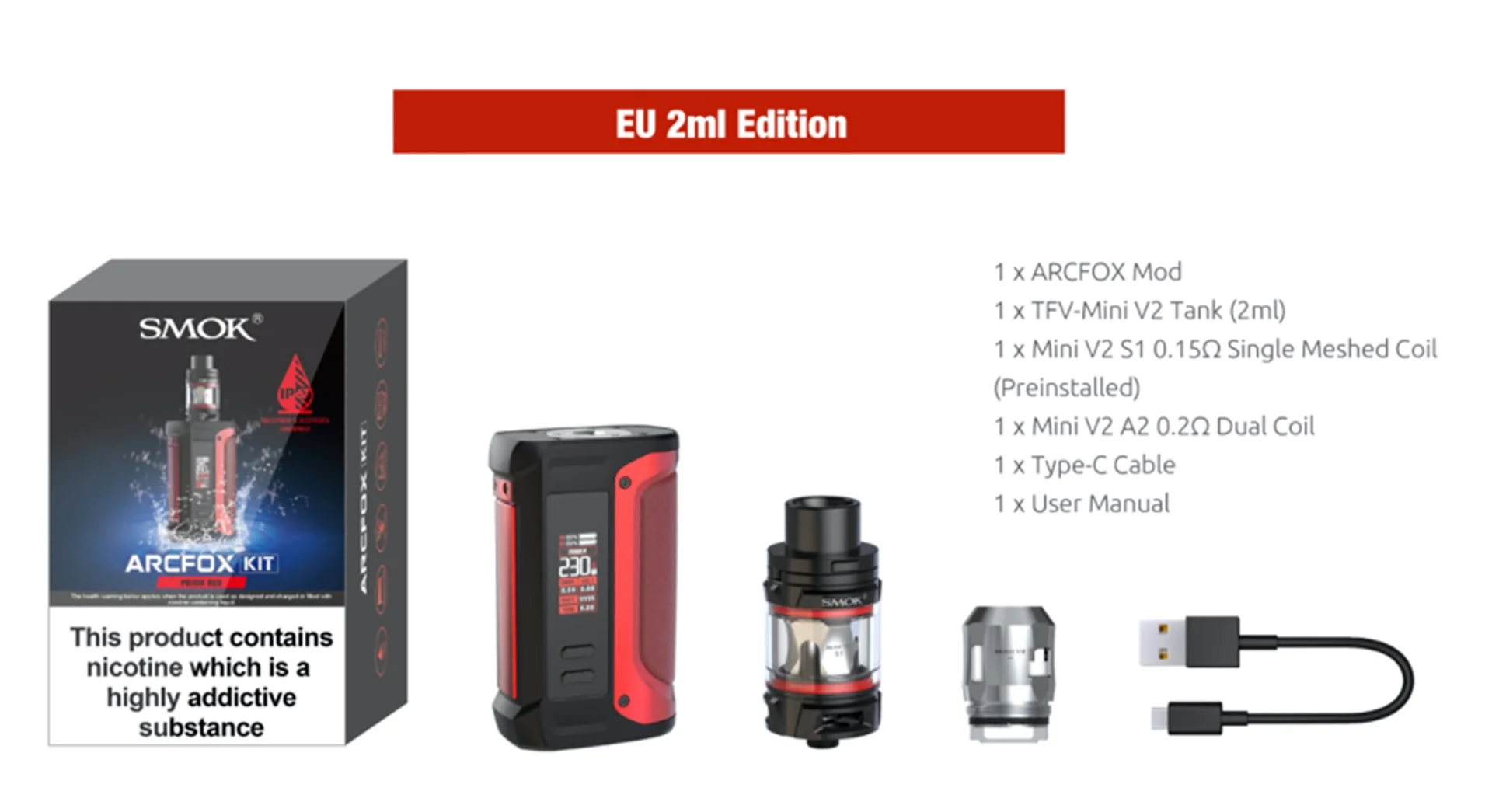 Smok ARCFOX 230w Sub Ohm Vape Kit - Image 11