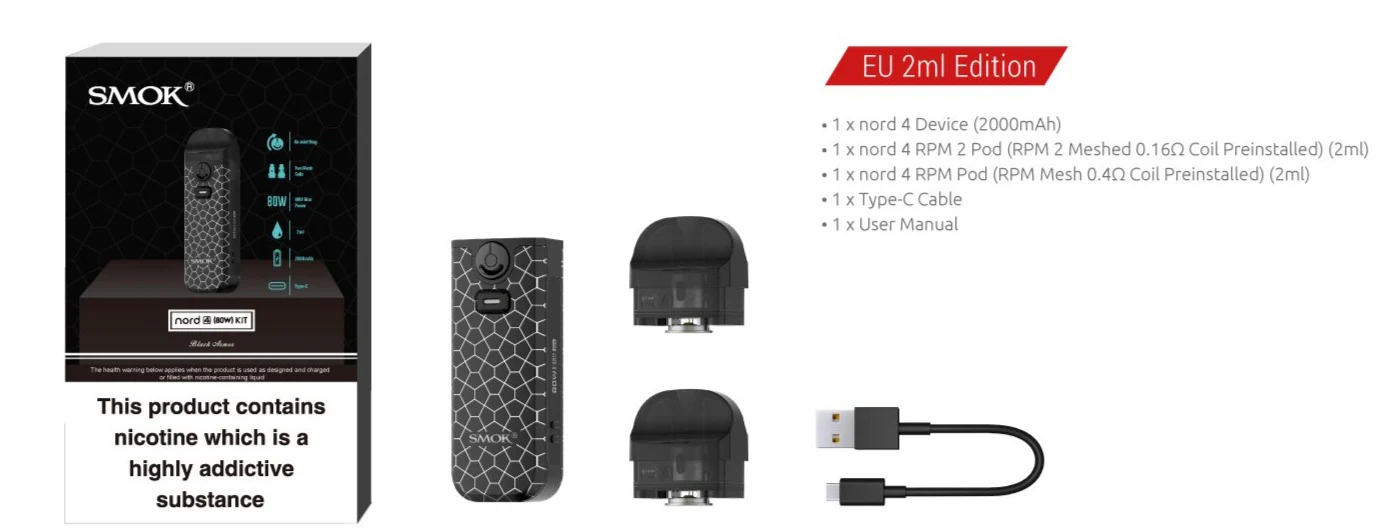 Smok Nord 4 Vape Pod Kit - Image 6