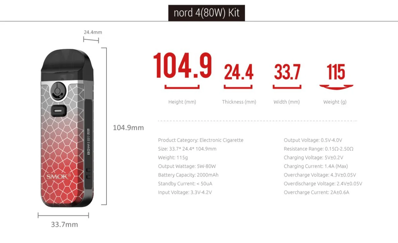 Smok Nord 4 Vape Pod Kit - Image 7