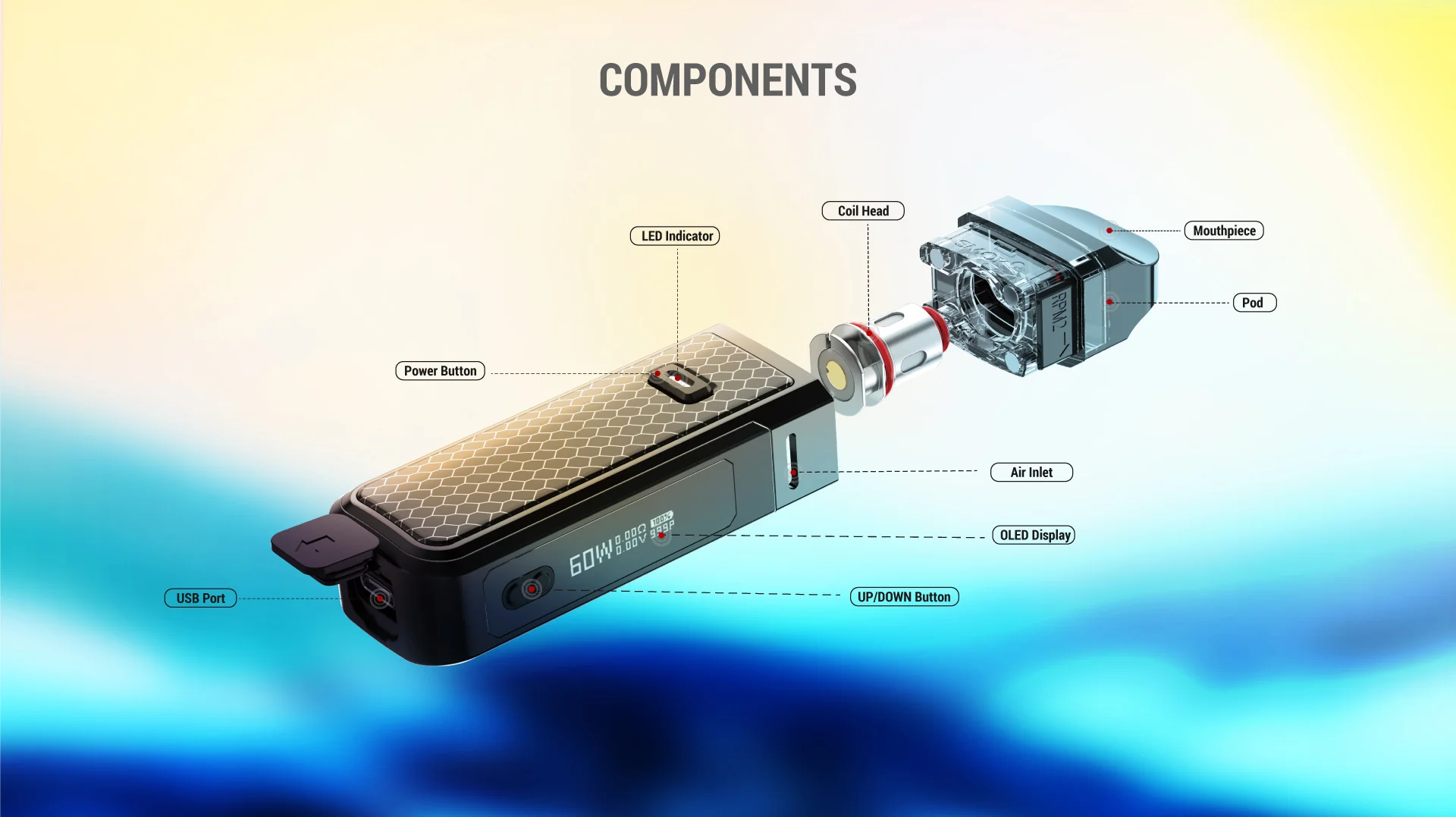 Smok Nord X Vape Pod Kit - Image 3