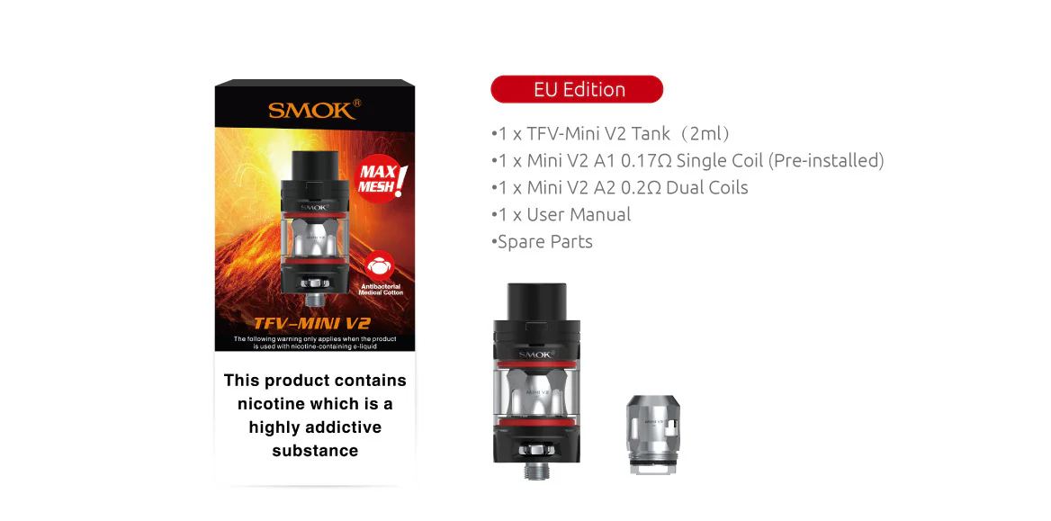 Smok TFV Mini V2 Tank - Image 2
