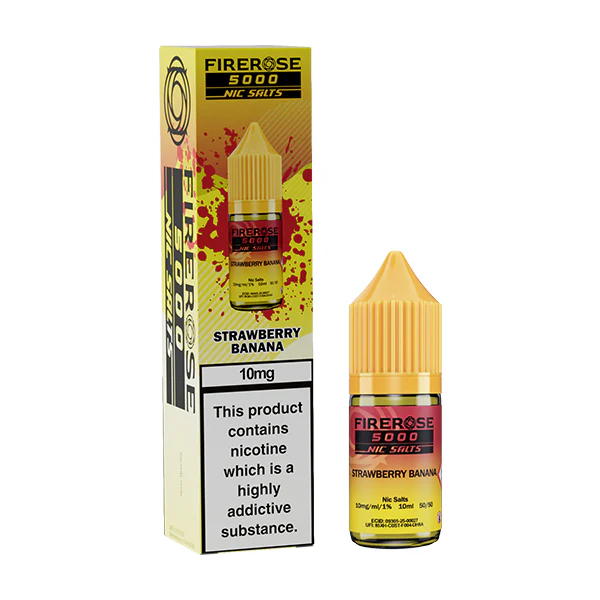 Strawberry Banana Firerose Nic Salt E-Liquid