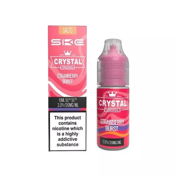 Strawberry Burst Nic Salt by SKE Crystal - Image 2