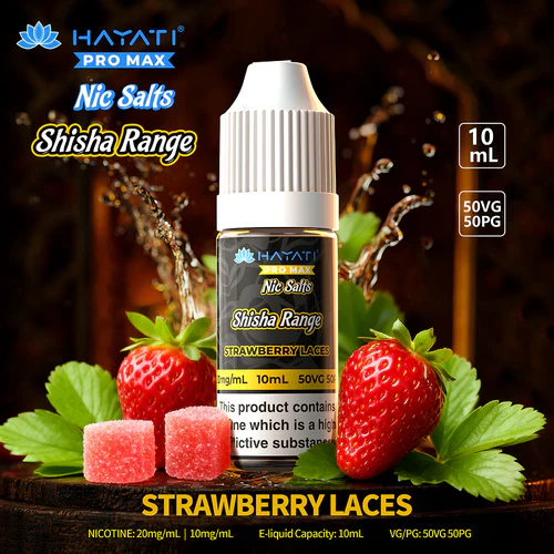 Strawberry Laces - Hayati Pro Max Shisha Nic Salt E-Liquid