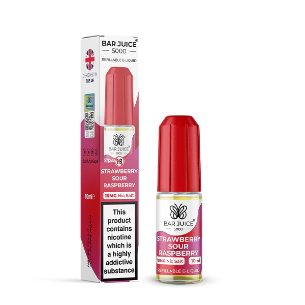 Bar Juice 5000 Strawberry Sour Raspberry Nic Salt - Image 3