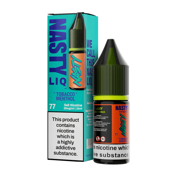 Tobacco Menthol Nic Salt E-Liquid by Nastyliq