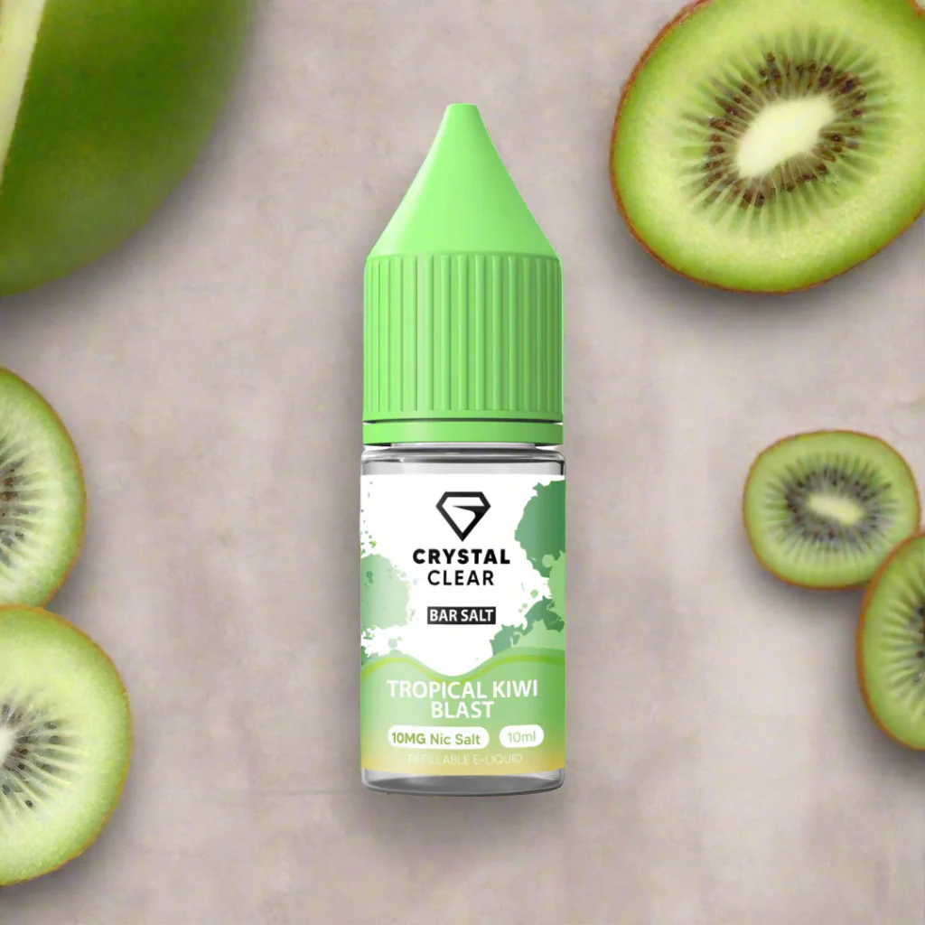 Tropical Kiwi Blast Crystal Clear Nic Salt E-Liquid