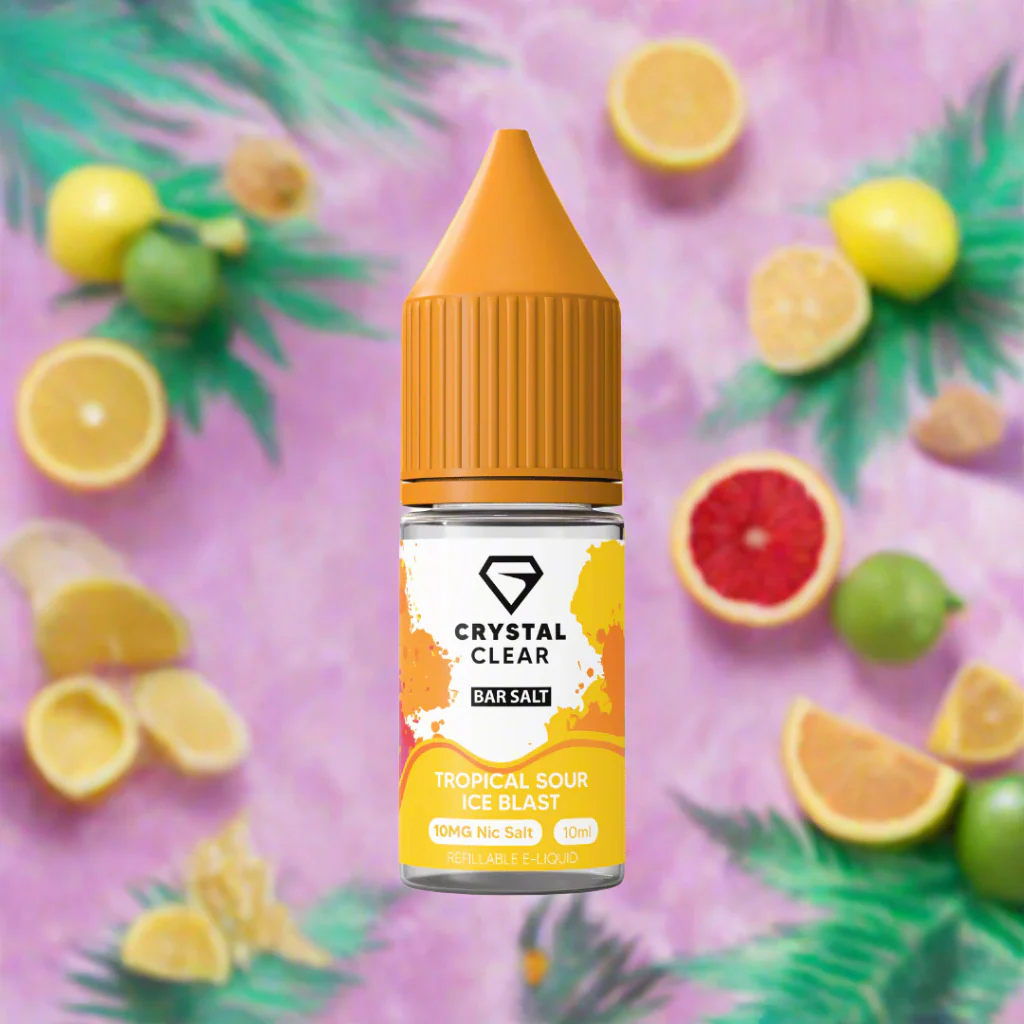 Tropical Sour Ice Blast Crystal Clear Nic Salt E-Liquid